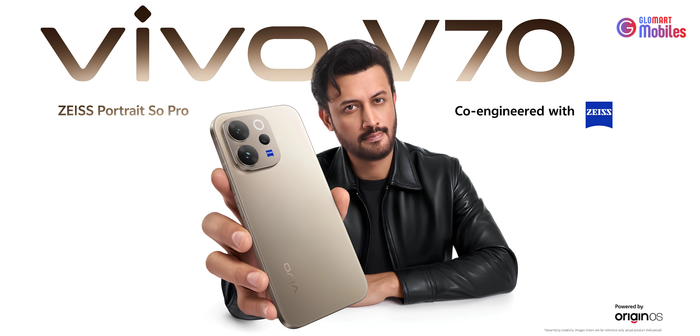 vivo v70 mobile banner by atif aslam featured on glomart mobiles